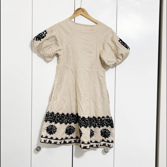Anthropologie Orla Embroidered Mini Dress Size 2 - Picture 6 of 6